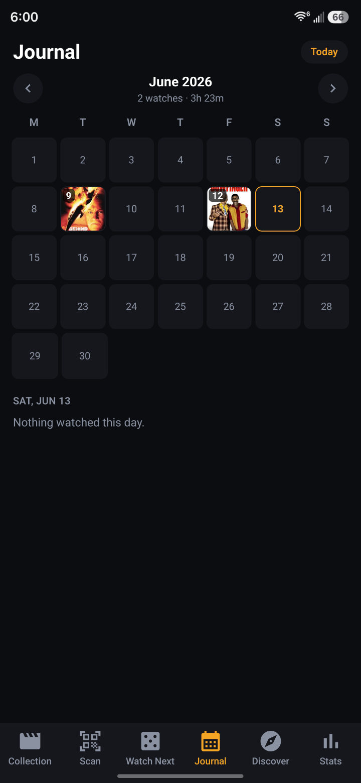 Journal watch calendar